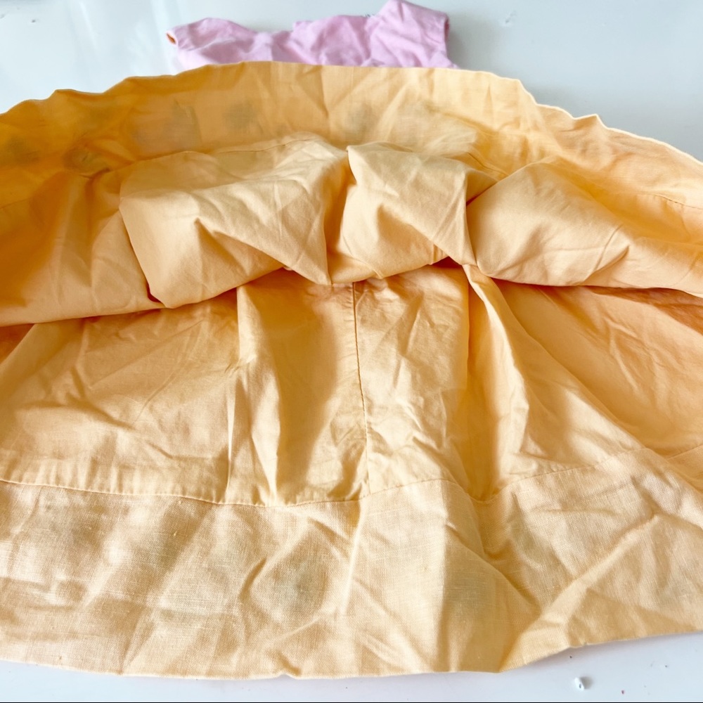 GAP Girl’s New Pastel Pink & Yellow Floral Dress NWT - Picture 5 of 16